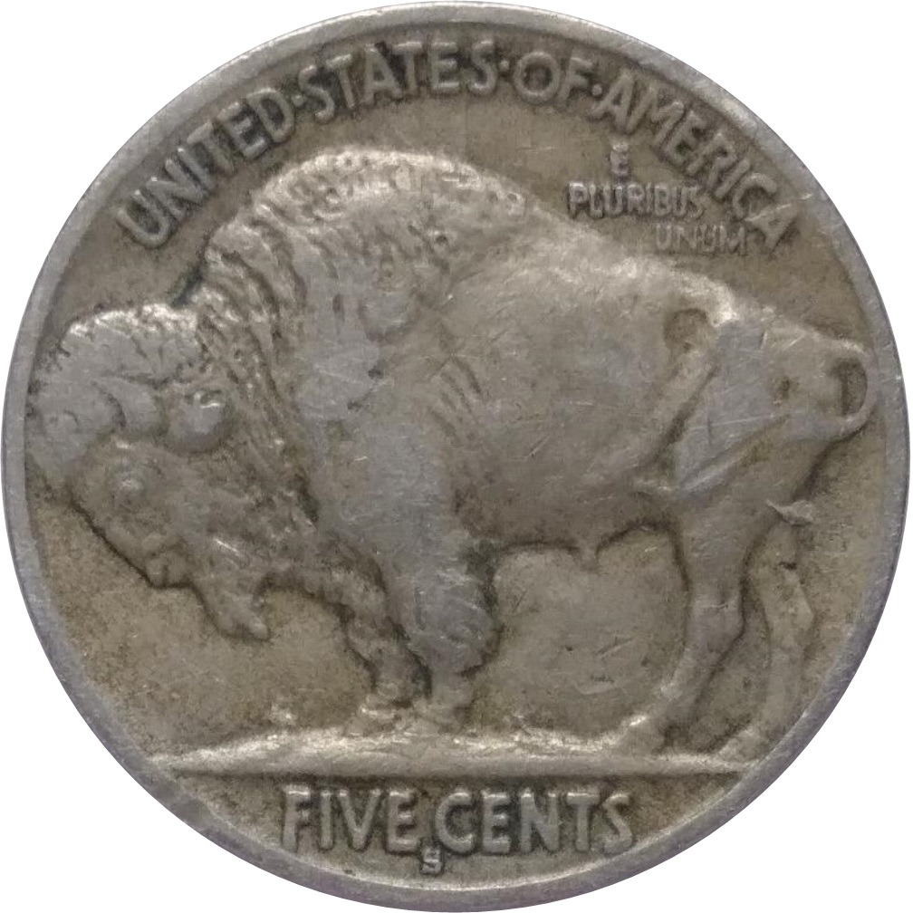 1914-S-5c-Buffalo-Nickel